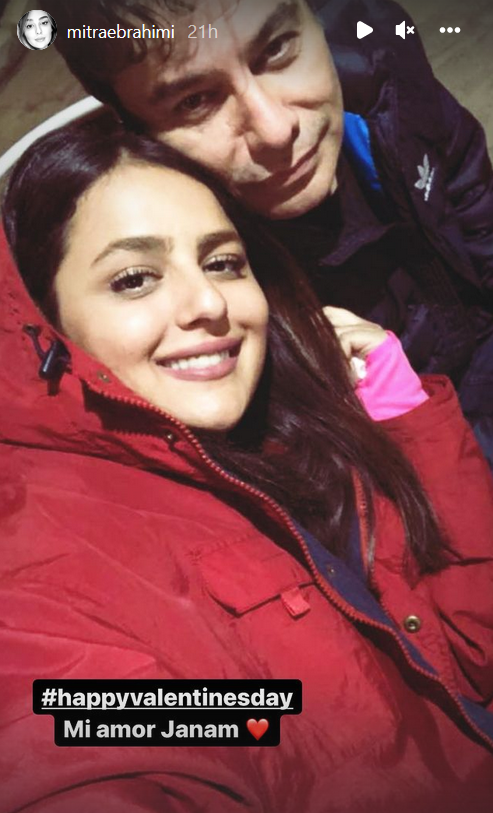 عکسی زیبا از پیمان قاسم خانی و همسر جوانش