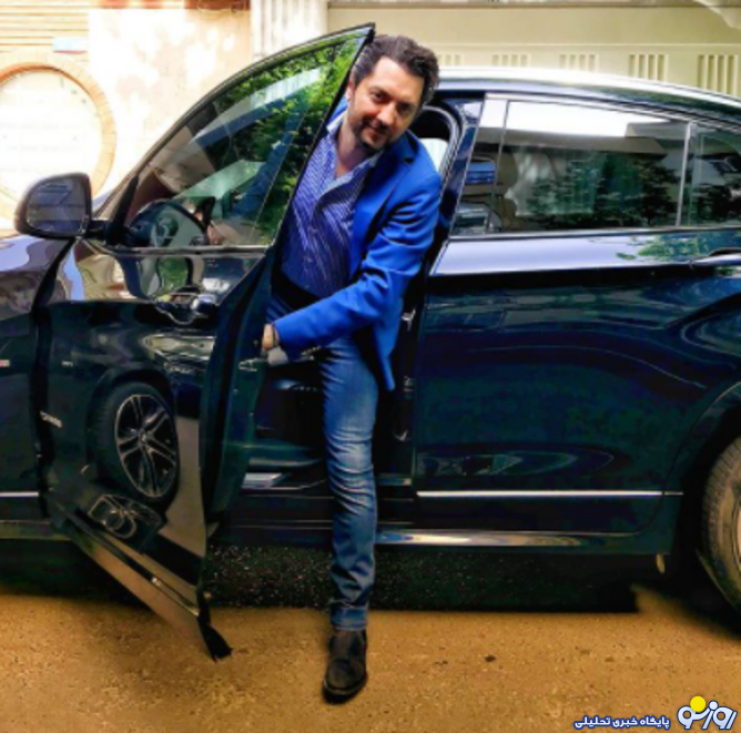 خودروی شیک و لاکچری بهرام رادان +عکس
