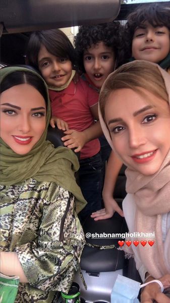 شبنم قلی خانی و لیلا اوتادی