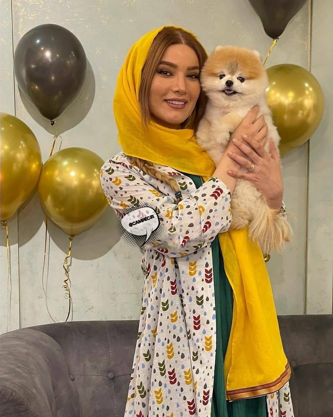 سلیقه لیمویی متین ستوده در میهمانی /عکس