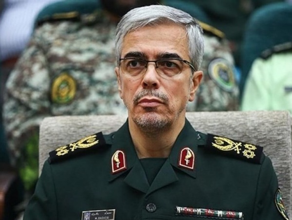 سرلشکر باقری: حوادث اخیر محصول توطئه مثلث شیطانی آمریکا، رژیم صهیونیستی و همچنین پیادهنظامهای فریب خورده داخلی آن است سرلشکر باقری: حوادث اخیر محصول توطئه مثلث شیطانی آمریکا، رژیم صهیونیستی و همچنین پیادهنظامهای فریب خورده داخلی آن است