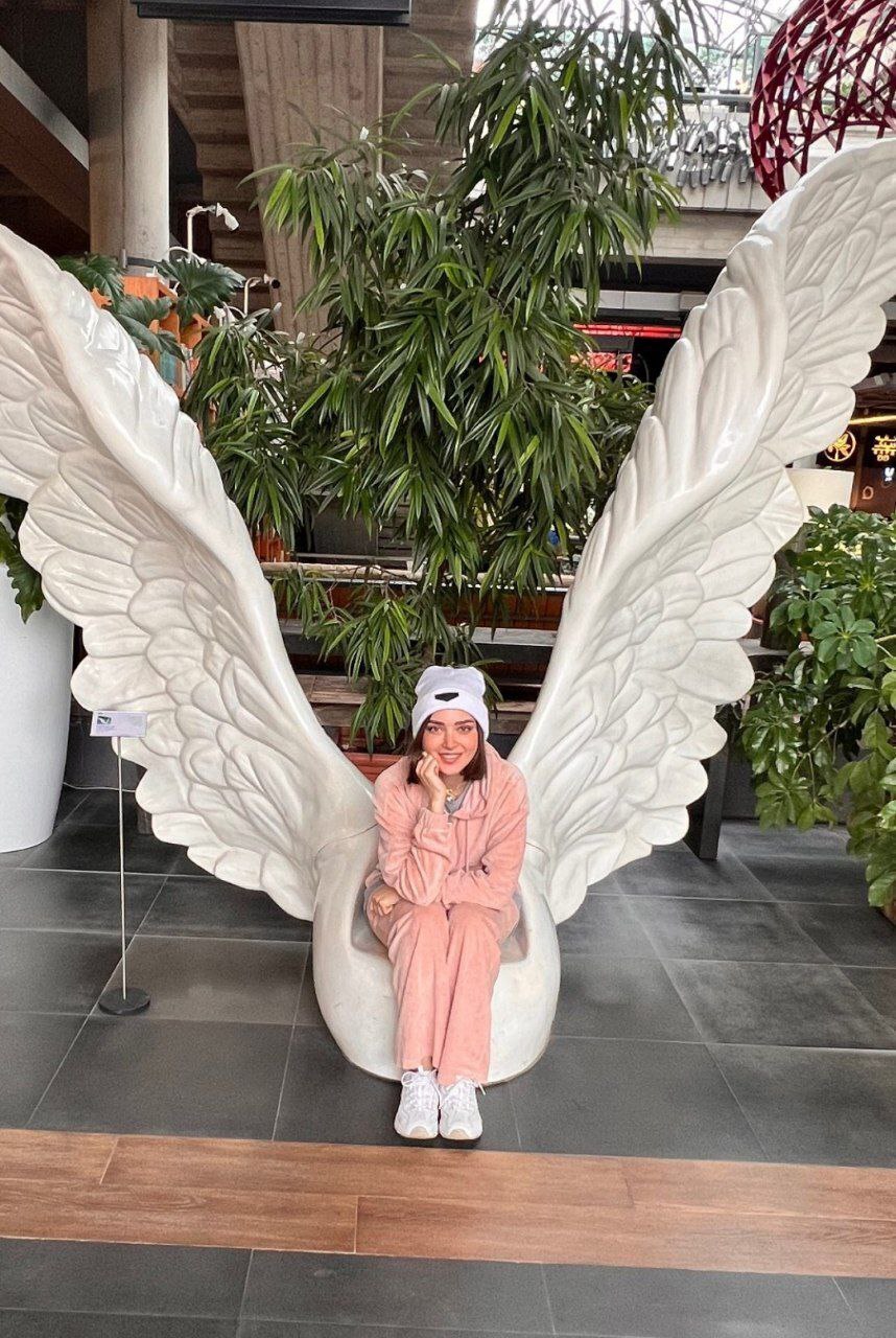 عکس باورنکردنی فرشته شدن بهنوش طباطبایی