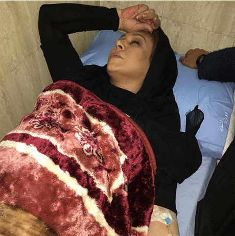 وخیم شدن حال نسرین مقانلو در بیمارستان/عکس وخیم شدن حال نسرین مقانلو در بیمارستان/عکس