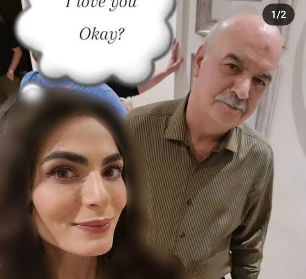 سلفی جدید از ایرج طهماسب و دخترش/عکس