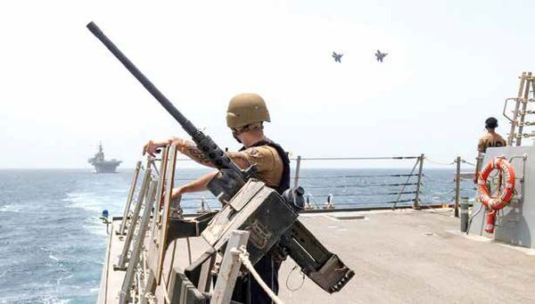 توافق روی خشکی، قدرتنمایی روی آب توافق روی خشکی، قدرتنمایی روی آب