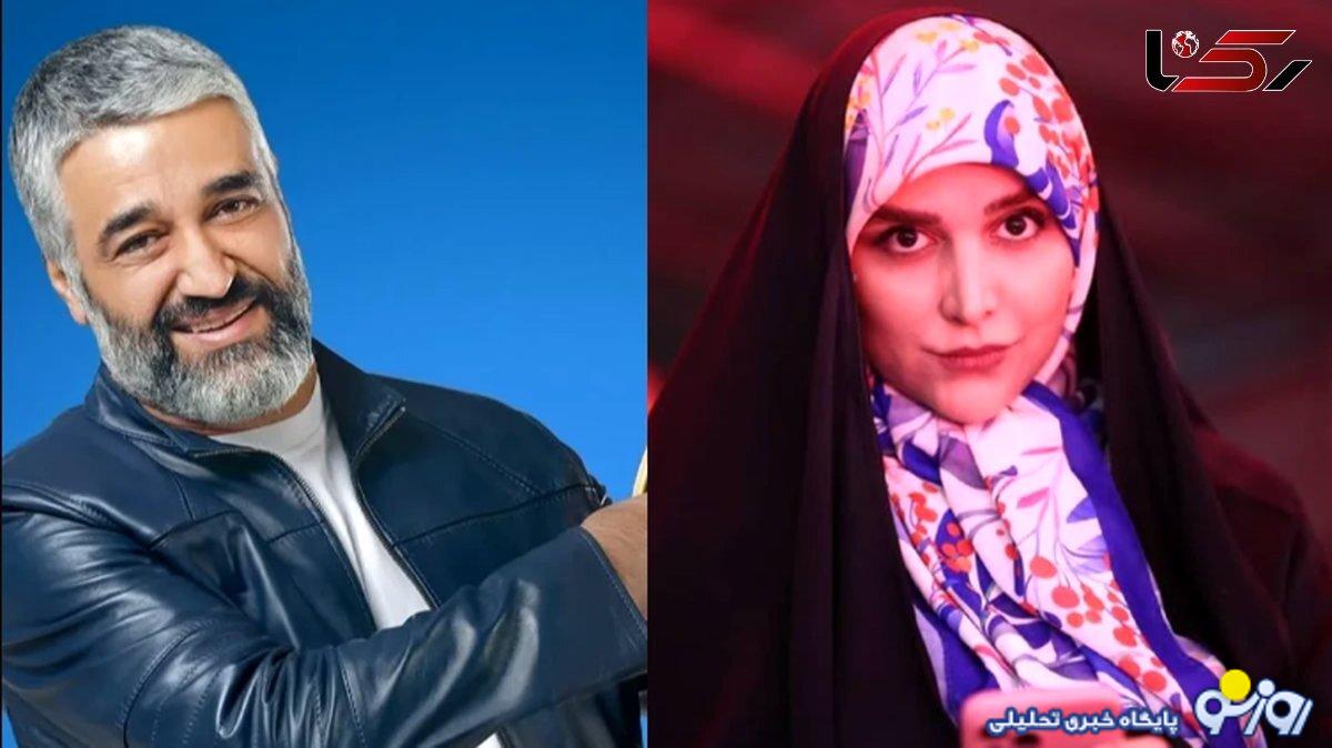 چهره جذاب و دیدنی «پژمان جمشیدی و مژده لواسانی» کنار هم ! / خانم مجری اینجا چیکار می کنه ؟!