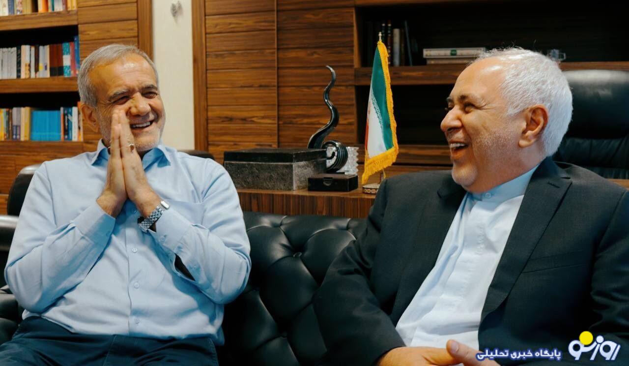 مهمترين رخداد انتخابات1403 حضور مشترك پزشكيان و ظريف است مهمترين رخداد انتخابات1403 حضور مشترك پزشكيان و ظريف است