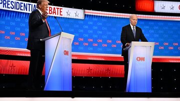 جدال لفظی بایدن و ترامپ بر سر ایران در نخستین مناظره انتخاباتی جدال لفظی بایدن و ترامپ بر سر ایران در نخستین مناظره انتخاباتی