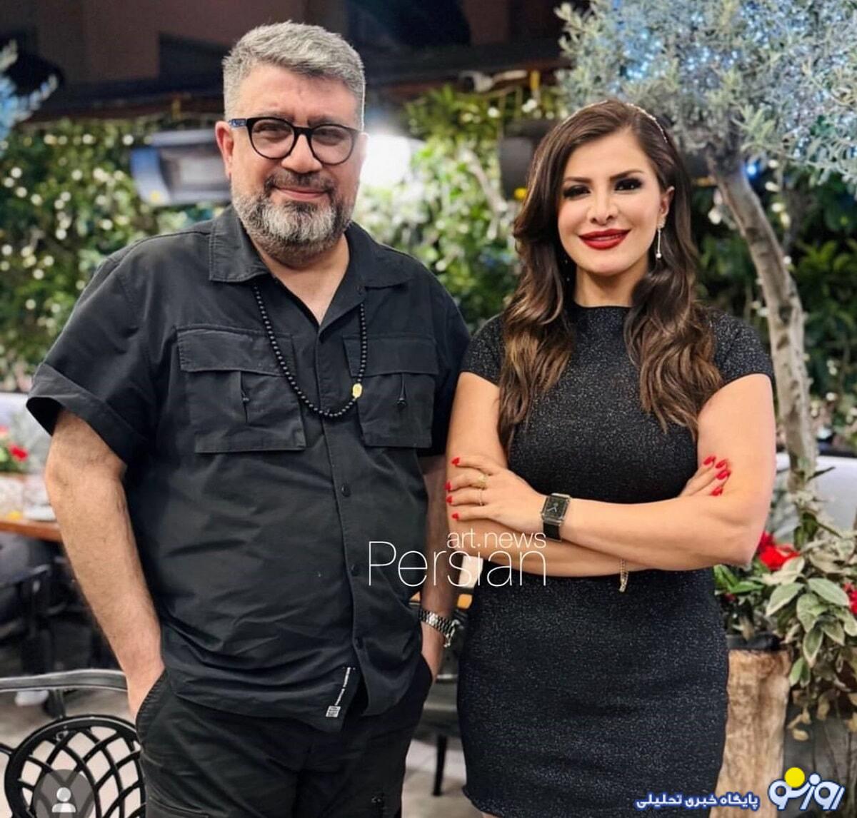 لو رفتن صمیمیت جنجالی رضا رشید پور با این خانم خوشگل/عکس لو رفتن صمیمیت جنجالی رضا رشید پور با این خانم خوشگل/عکس