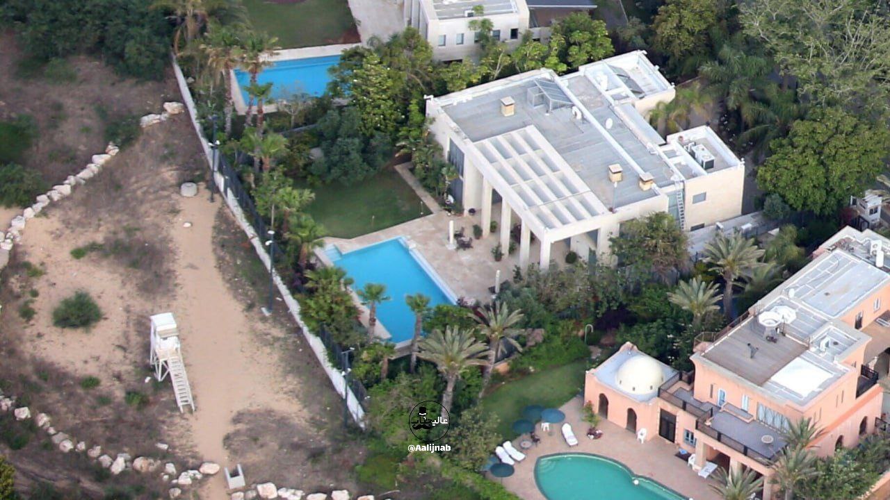 اولین تصاویر از خانه نتانیاهو پس از حمله حزبالله