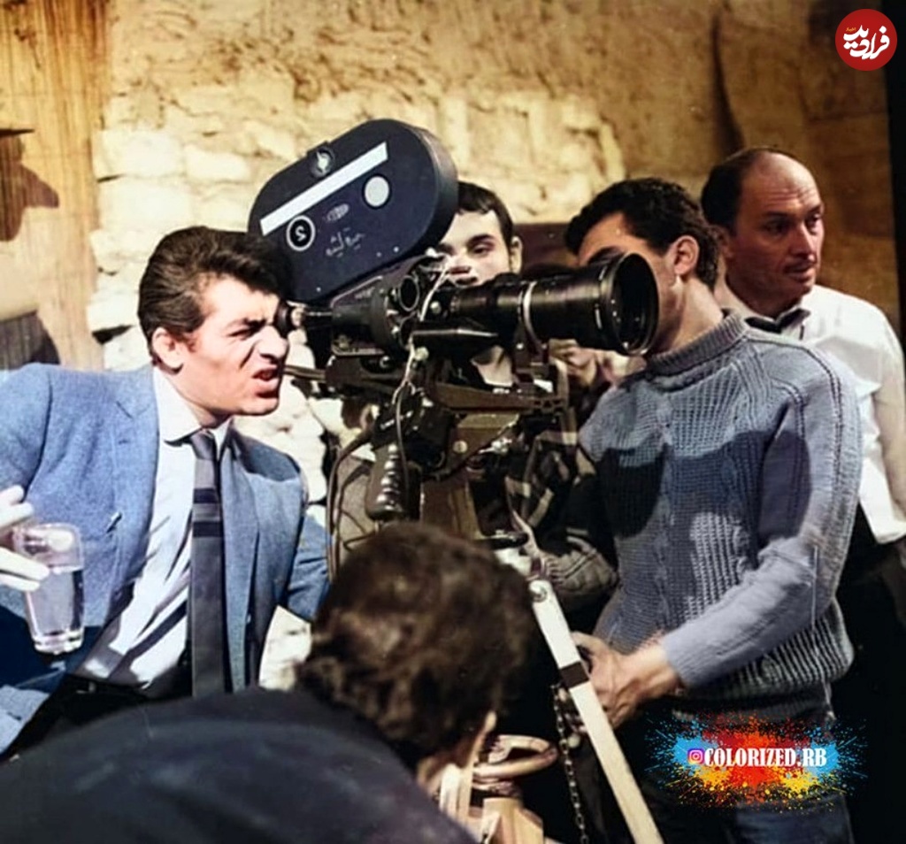 «فردین» در پشت صحنه فیلم سلطان قلبها