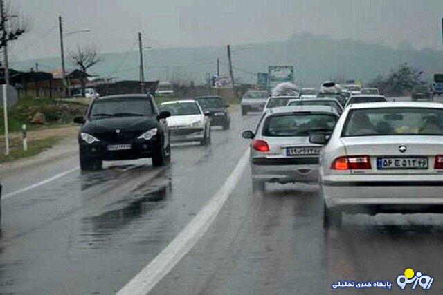 ترافیک سنگین در چالوس و ۳ آزادراه