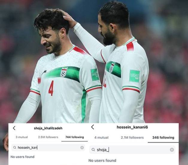 کنعانیزادگان و شجاع خلیلزاده یکدیگر را انفالو کردند! کنعانیزادگان و شجاع خلیلزاده یکدیگر را انفالو کردند!