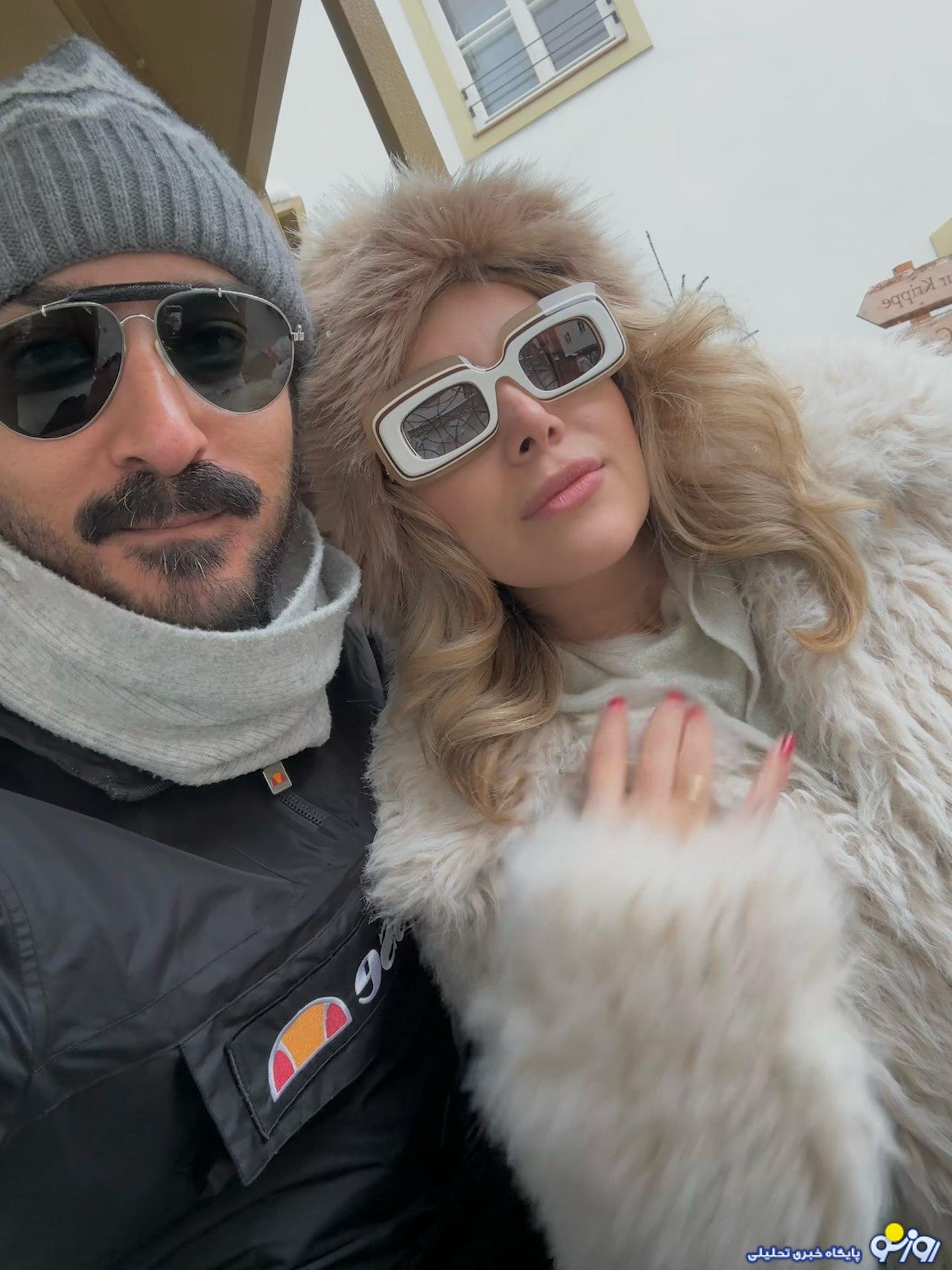 تصویری از رضا قوچاننژاد و سروین بیات در اتریش تصویری از رضا قوچاننژاد و سروین بیات در اتریش