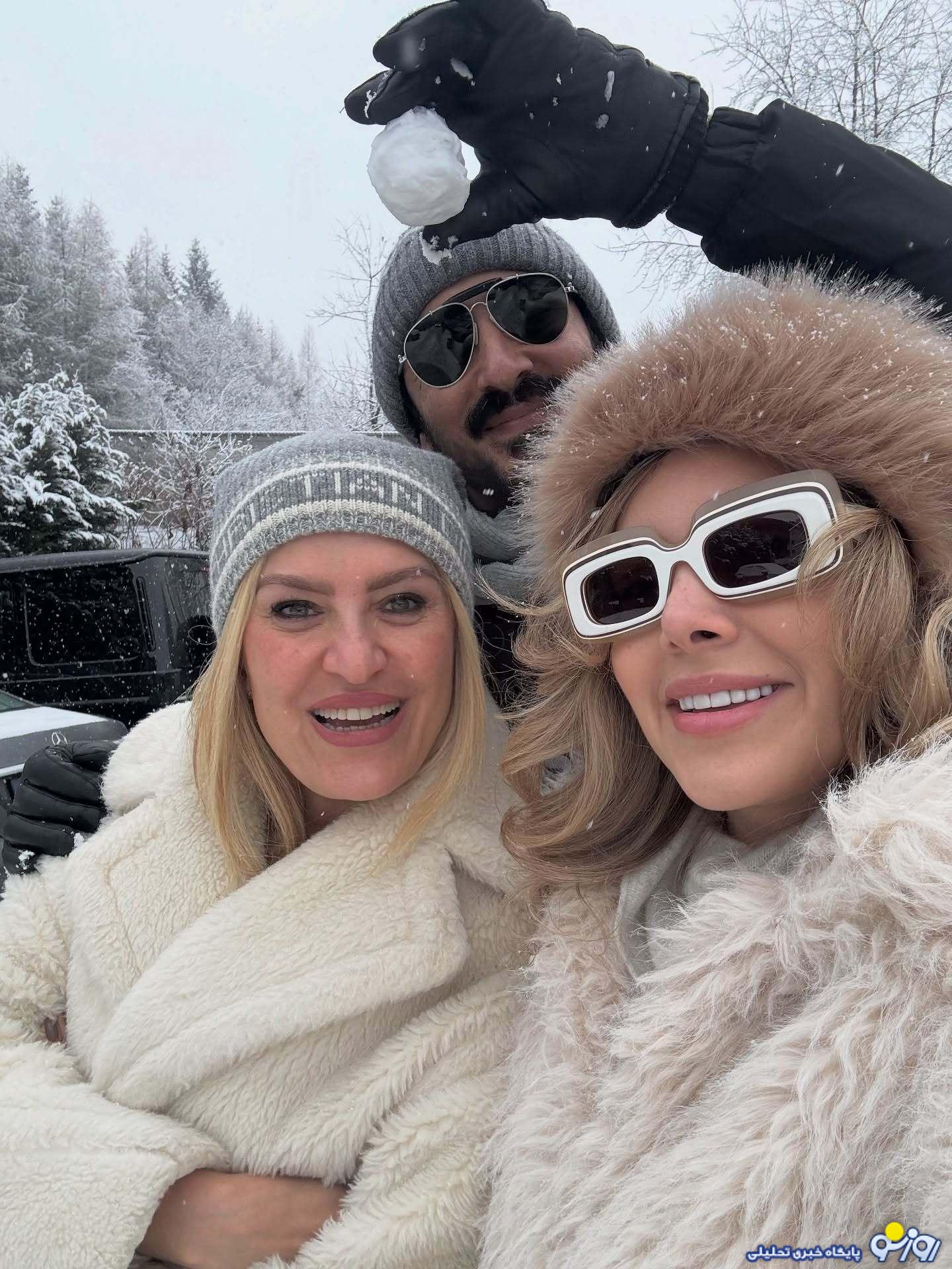 تصویری از رضا قوچاننژاد و سروین بیات در اتریش تصویری از رضا قوچاننژاد و سروین بیات در اتریش