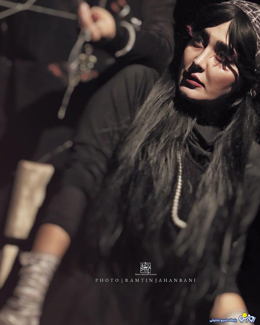 گریم وحشتناکِ مریم معصومی برای یک نمایش جلب‌توجه کرد/هکس