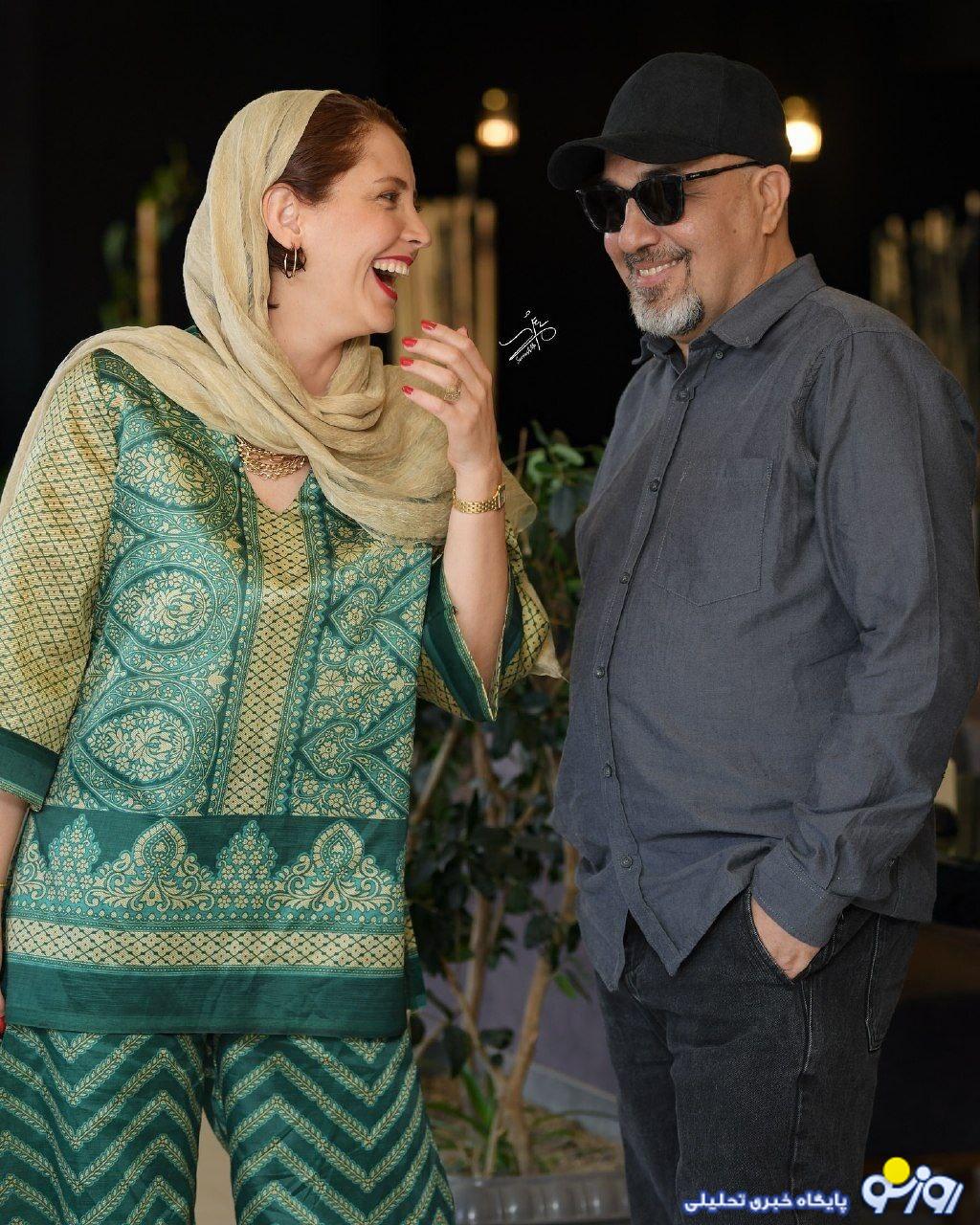 عکس صمیمی رضا عطاران با خانم بازیگر/عکس عکس صمیمی رضا عطاران با خانم بازیگر/عکس