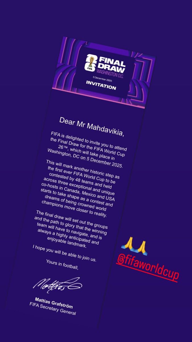 دعوت فیفا از اسطوره فوتبال ایران برای حضور در مراسم قرعهکشی جامجهانی +عکس