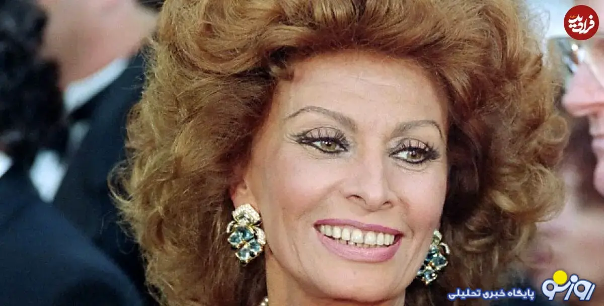 تصویری از سوفیا لورن را در کنار همسرش تصویری از سوفیا لورن را در کنار همسرش