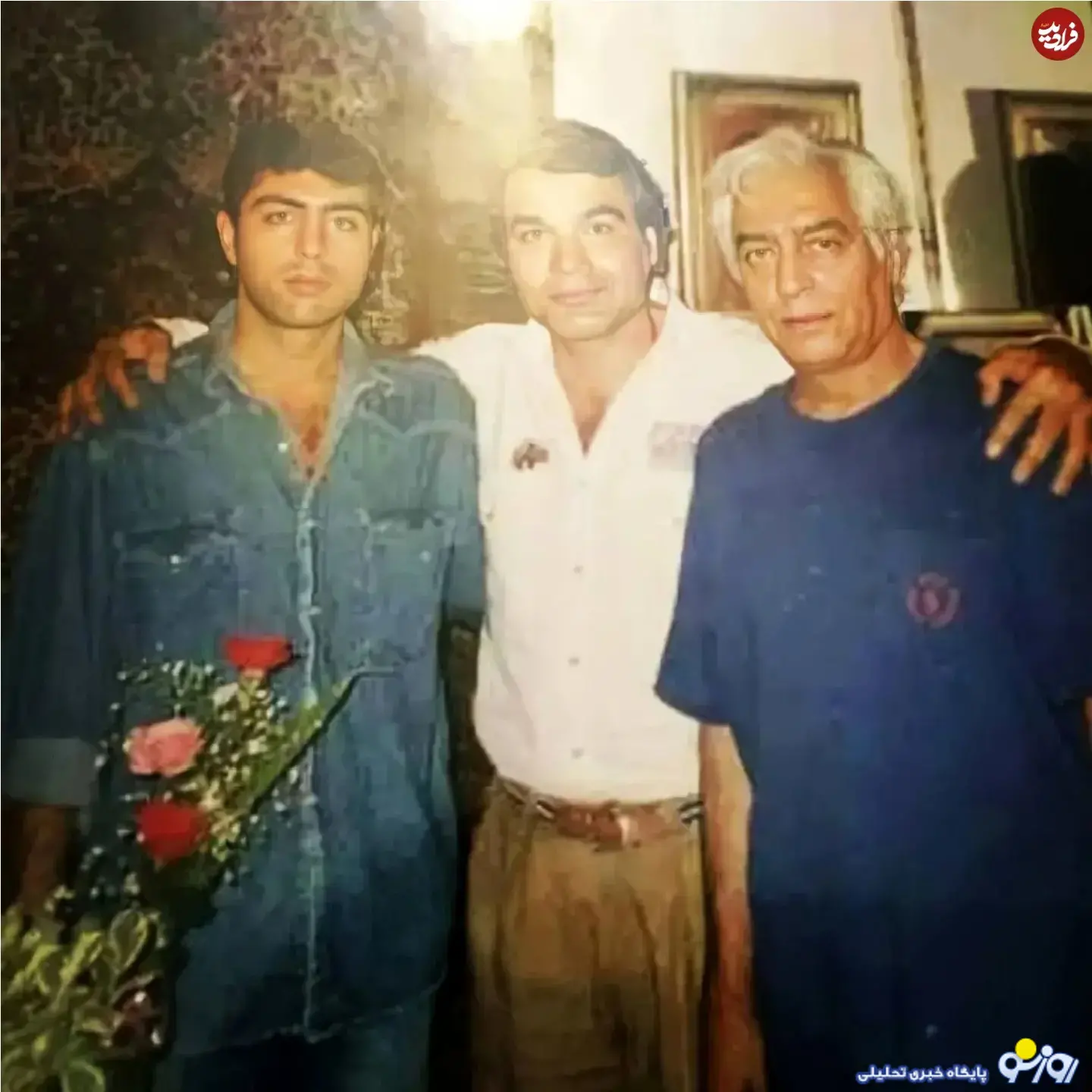 تصویر فردین در کنار پسرانش تصویر فردین در کنار پسرانش