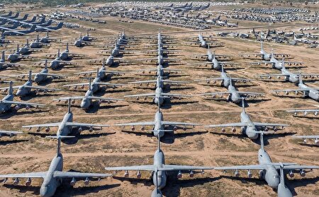 بزرگ‌ترین گورستان هوایی در جهان/عکس