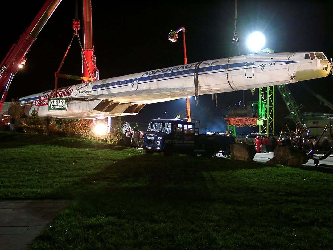 انتقال توپولوف تو-144 به موزه زینسهایم آلمان
