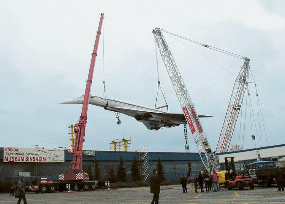 انتقال توپولوف تو-144 به موزه زینسهایم آلمان